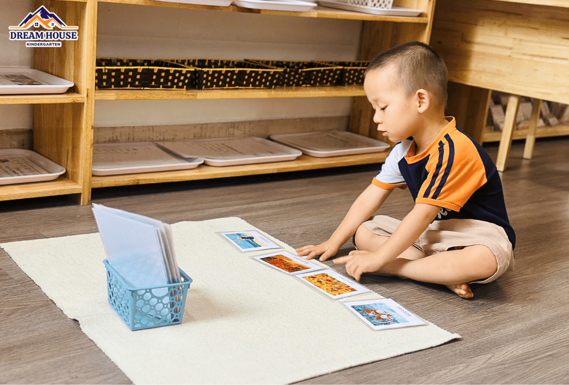 HOẠT ĐỘNG MONTESSORI - Trường Mầm Non Ngôi Nhà Mơ Ước