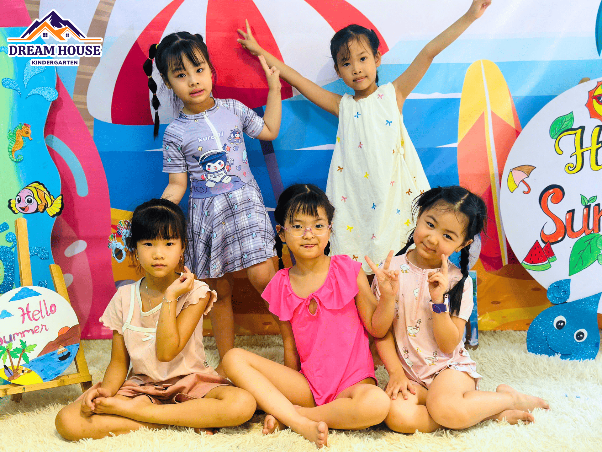 HELLO SUMMER – KHI BÃI BIỂN “GHÉ THĂM” NGÔI NHÀ MƠ ƯỚC - Trường Mầm Non Ngôi Nhà Mơ Ước