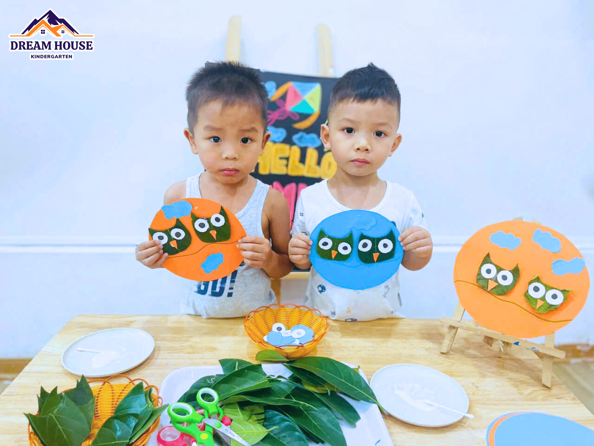 KHÁM PHÁ STEM – CÙNG LÀM CHÚ CÚ TỪ LÁ CÂY - Trường Mầm Non Ngôi Nhà Mơ Ước