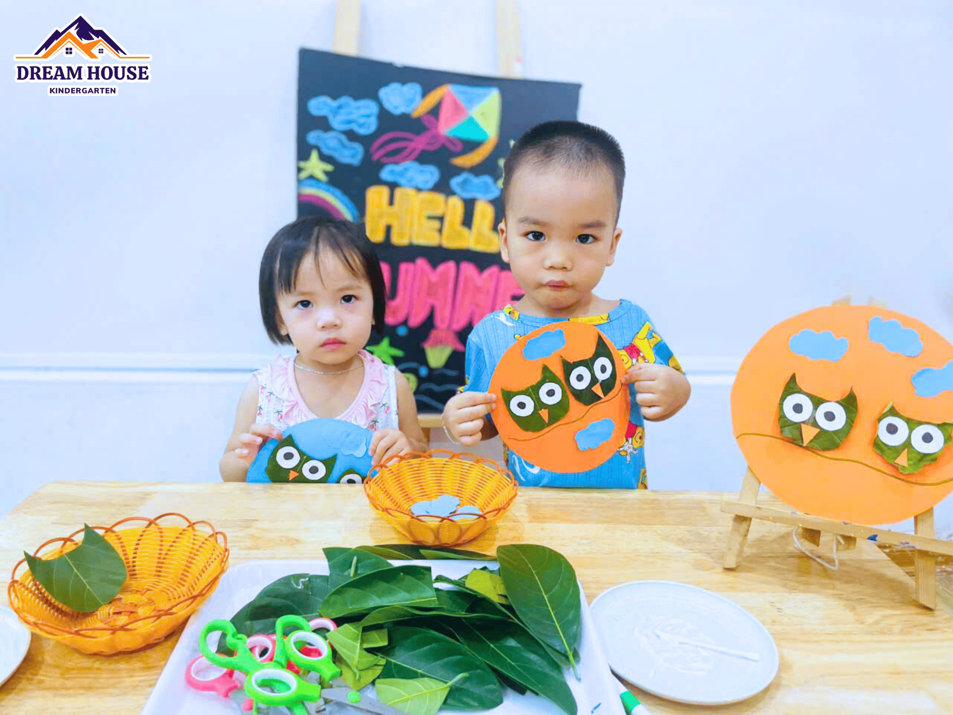 KHÁM PHÁ STEM – CÙNG LÀM CHÚ CÚ TỪ LÁ CÂY - Trường Mầm Non Ngôi Nhà Mơ Ước