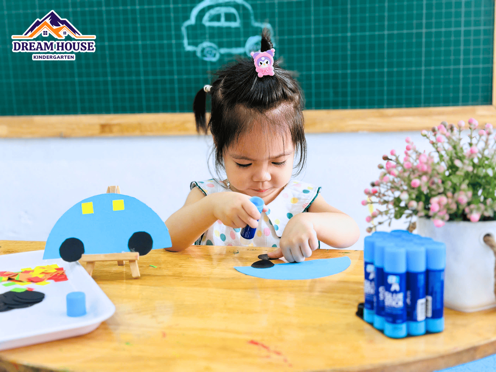 SÁNG TẠO NHỎ – CHIẾC Ô TÔ ƯỚC MƠ - Trường Mầm Non Ngôi Nhà Mơ Ước