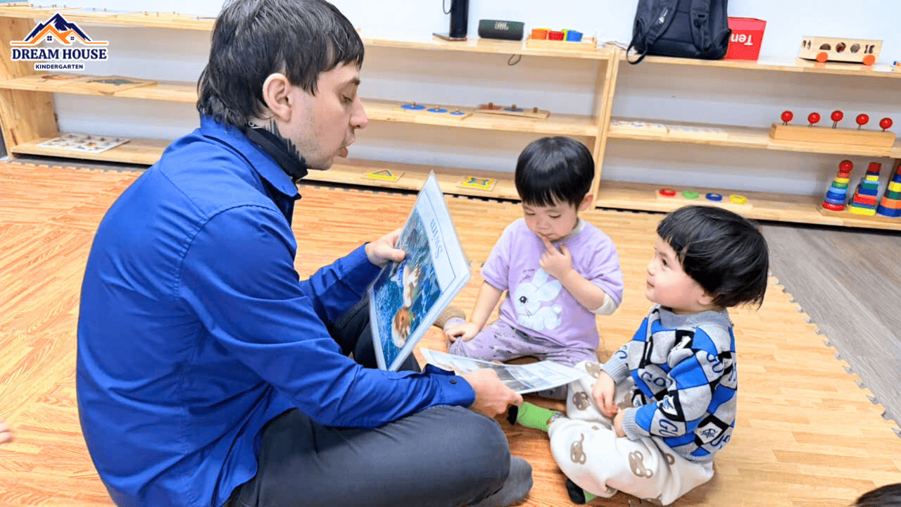 GIỜ TIẾNG ANH – HÀNH TRÌNH NHỎ NUÔI DƯỠNG TƯƠNG LAI LỚN GIỜ TIẾNG ANH – HÀNH TRÌNH NHỎ NUÔI DƯỠNG TƯƠNG LAI LỚN - Trường Mầm Non Ngôi Nhà Mơ Ước